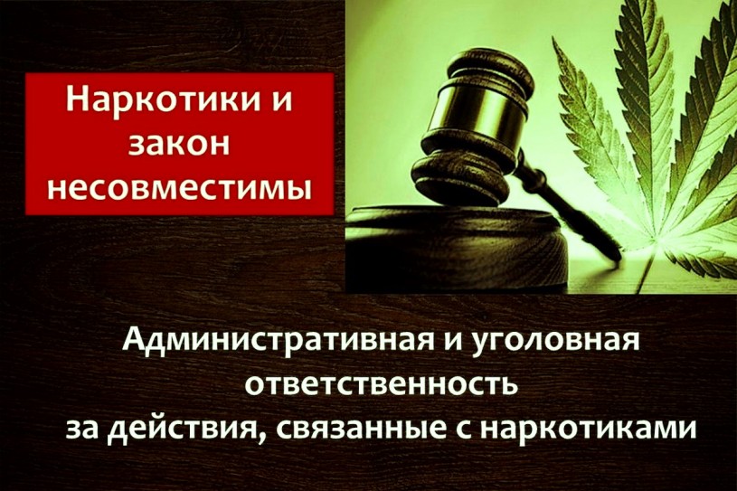 Ответственность за действия, связанные с незаконным оборотом наркотиков.
